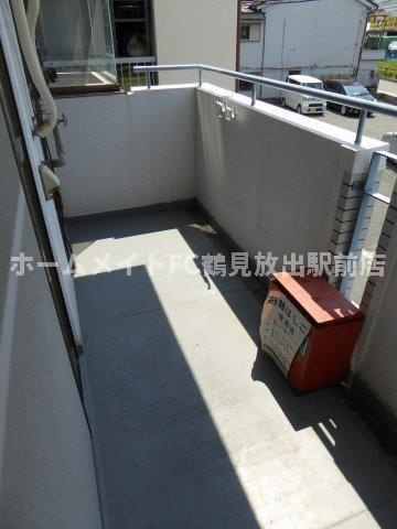 大阪市鶴見区横堤２丁目の賃貸マンションのバルコニー