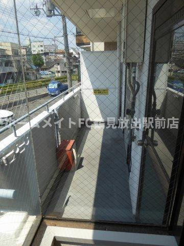 大阪市鶴見区横堤２丁目の賃貸マンションのバルコニー