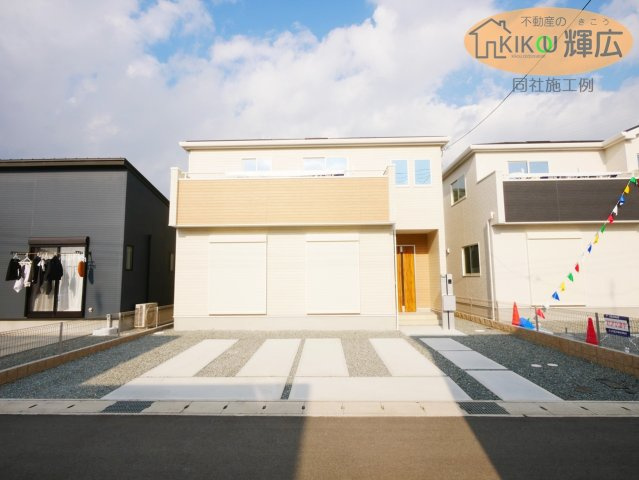 明石市大久保町江井島（全1棟）新築の外観|同社施工例です。