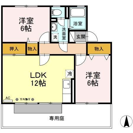 【間取り】 | エクレールＢ棟
