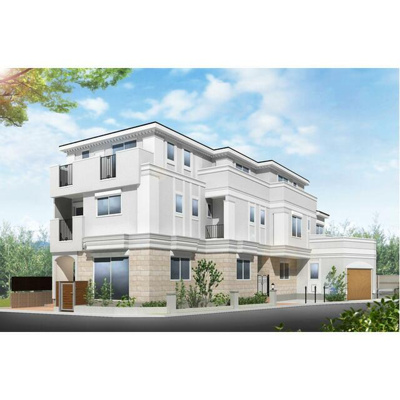 【外観パース】 | Peabody　Homes　Nakanosakaue | 新築！