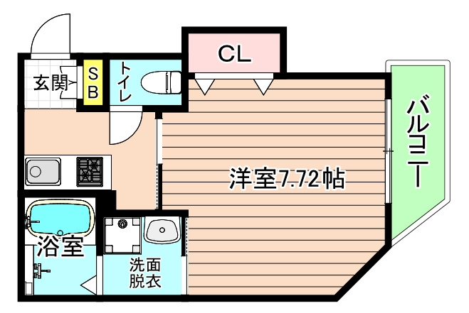 KURUMINOの間取り