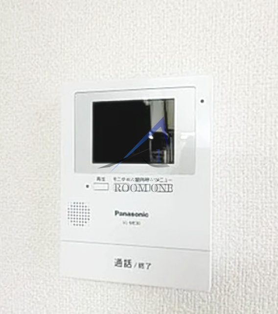 升本マンションのセキュリティ|モニター付きインターホンです。