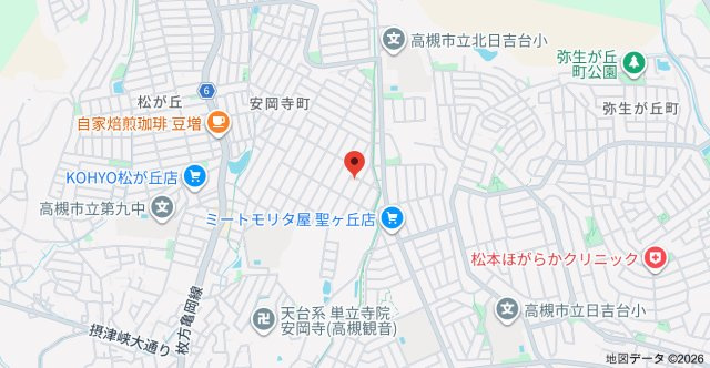 ライオンズヒルズ高槻の地図