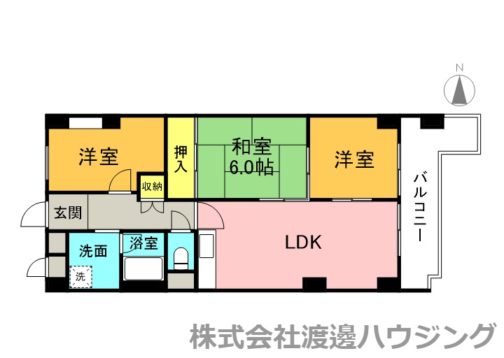ハイマート緑地公園の間取り