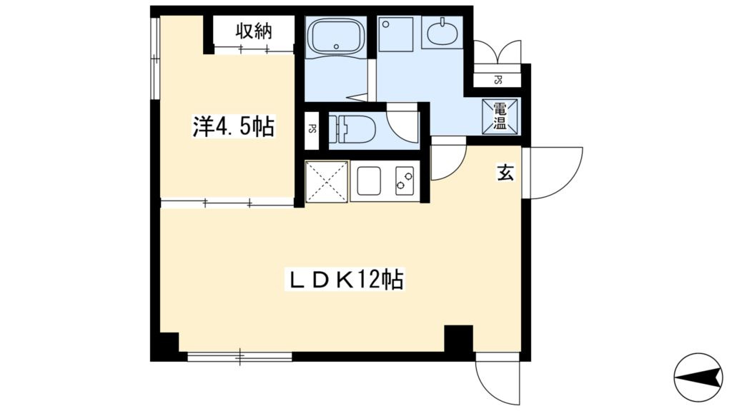 八木ビルの間取り