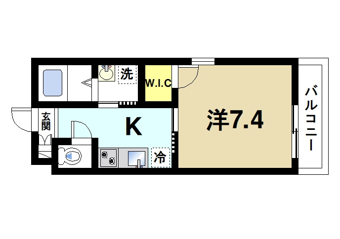 K’s Residence生駒の間取り