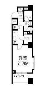 パレステュディオ新宿パークサイドの間取り|間取りです。