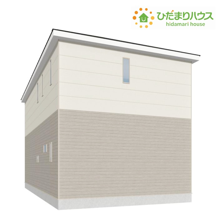 日立市金沢町第6　新築戸建の外観パース|ショッピング施設が充実した利便性のよい立地です♪