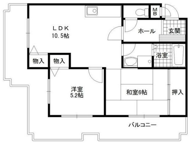 ドムールコスモス美山台の間取り