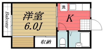 【間取り】 | スカイサンハイツ　B