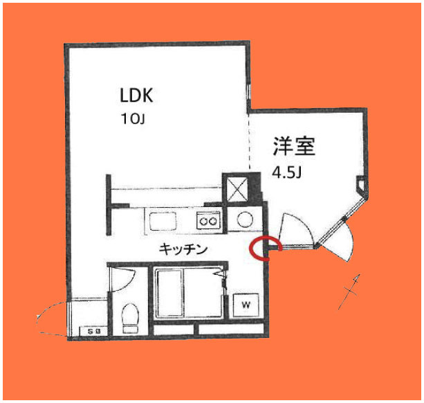 ビューパレ―新宿新都心の間取り