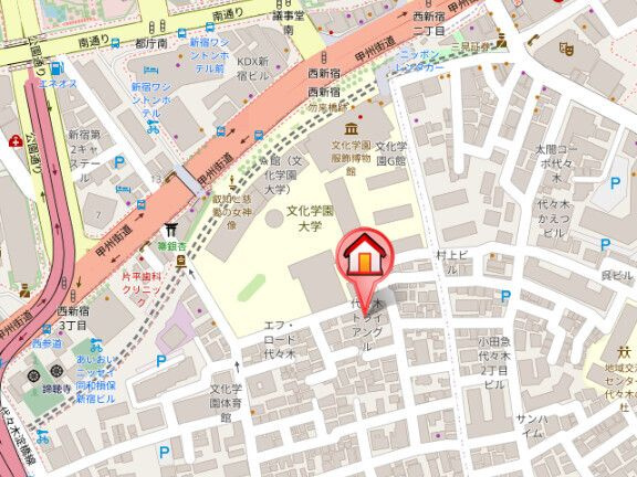 【地図】 | レジディア代々木Ⅱ