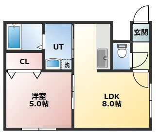 【間取り】 | ベル・グランドーレ | 間取りです
