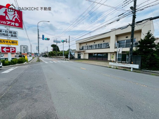 【前面道路含む現地写真】 | 川越市笠幡　中古平屋戸建