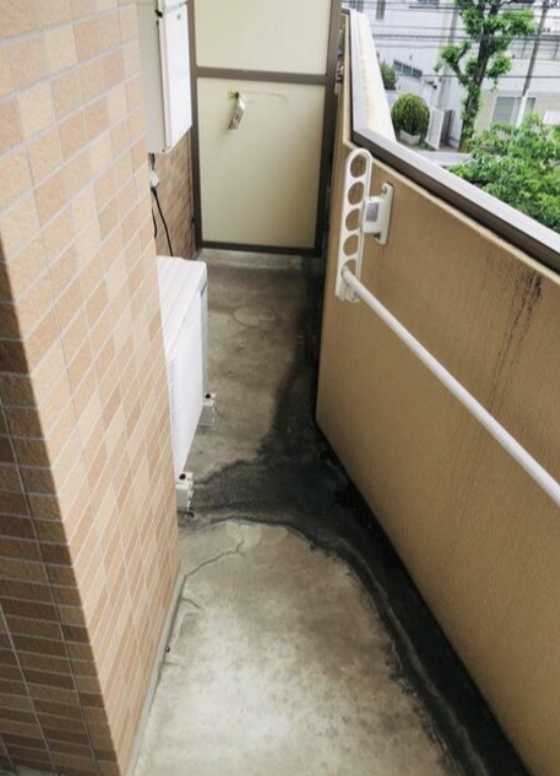 グリーンルーム代沢　南西角部屋　オートロック　最上階のバルコニー