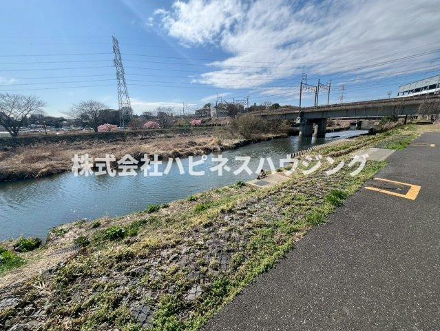 KASHIWA STREAM～カシワストリーム～の周辺|物件の目の前には大堀川、ワンちゃんの散歩コースに最適。