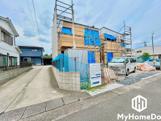 春日井市東野町　6期の前面道路含む現地写真