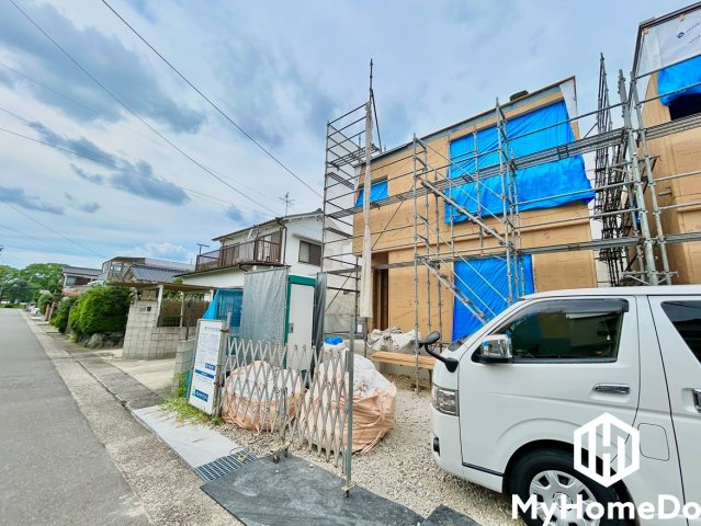 春日井市東野町　6期の前面道路含む現地写真