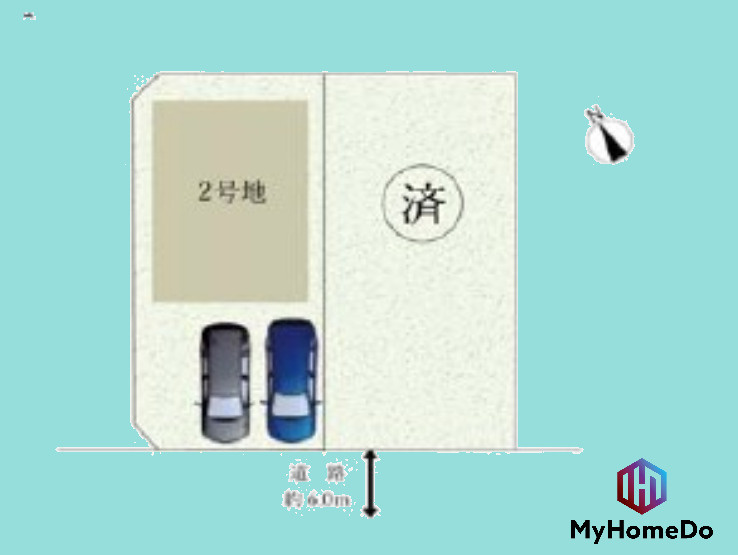 春日井市東野町　6期の区画図
