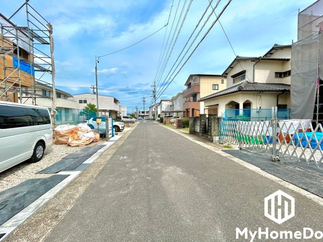 春日井市東野町　6期の前面道路含む現地写真