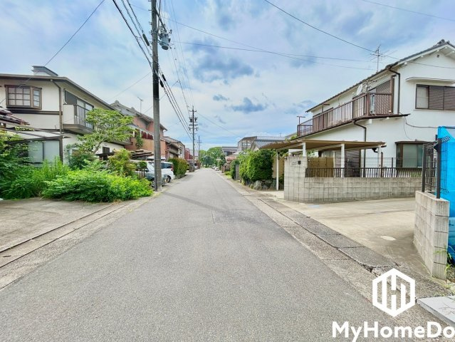 春日井市東野町　6期の前面道路含む現地写真