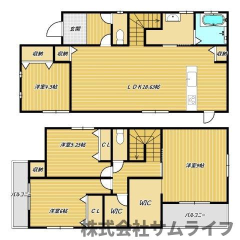 【間取り】 | 豆田2号棟