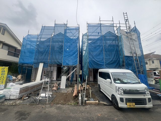 日野市石田２期　FIT-A ２号棟の前面道路含む現地写真