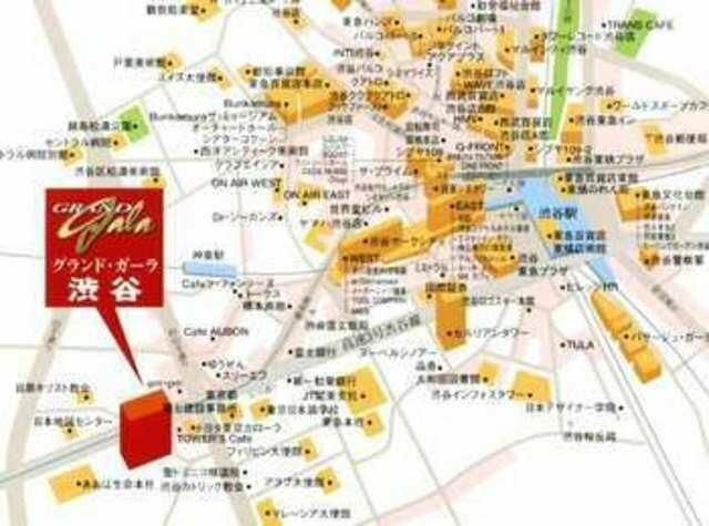 グランド・ガーラ渋谷の地図