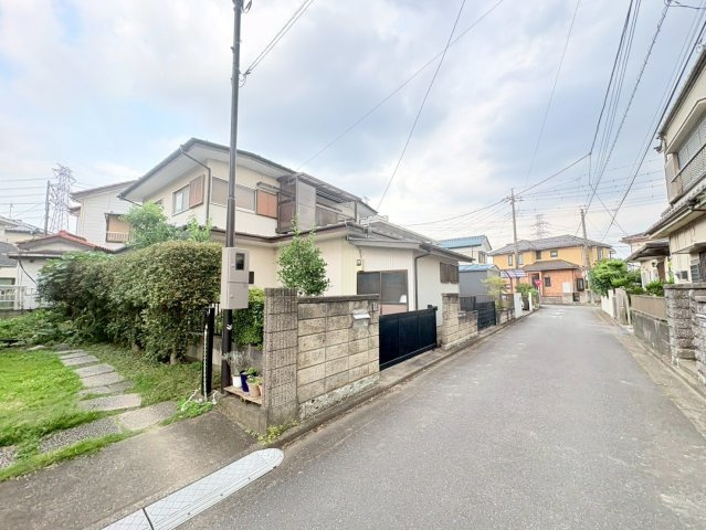 川越市豊田町1丁目　建築条件なし売地　東武東上線『川越駅』徒歩25分　【大東東小学区】の前面道路含む現地写真