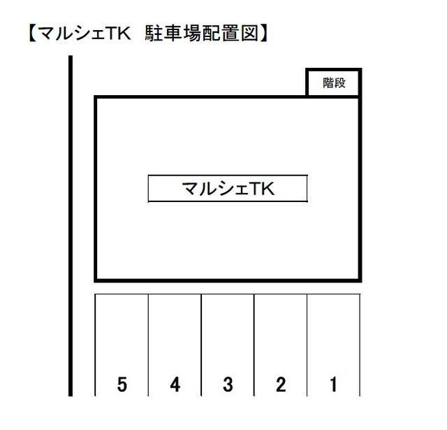 マルシェＴ・Ｋの区画図