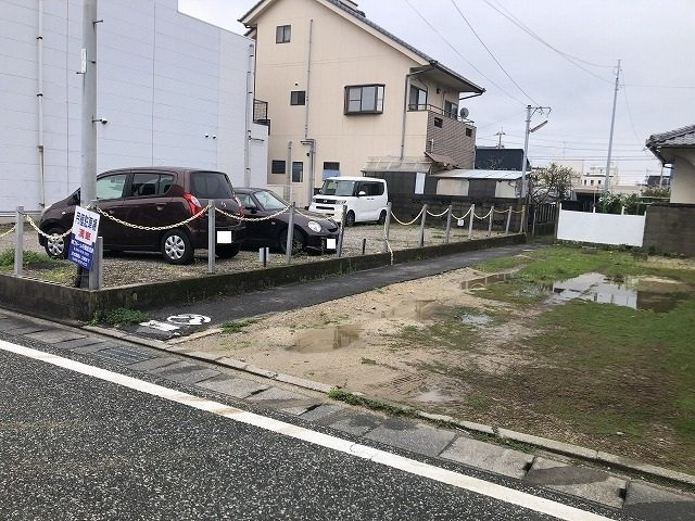 松山市北条辻の売地の外観
