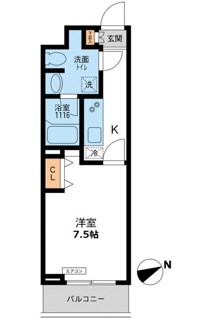 パシフィックコート目黒南の間取り