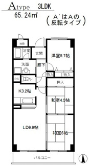 【間取り】 | サニーサイド曽根
