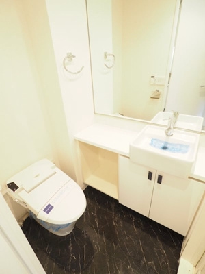 【洗面所】 | 新品家具付きマンション高輪16(KaGood東京)