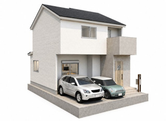 【外観パース】 | 太秦安井藤ノ木町　建築条件つき