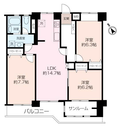 ~新 規 リ ノ ベ ー シ ョ ン~野庭団地604-4号棟の画像