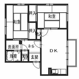 【間取り】 | フレグランス方Ⅱ