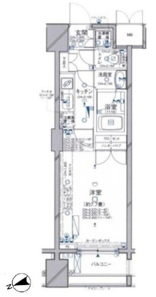 パレステュディオ新宿御苑駅前の間取り|パレステュディオ新宿御苑駅前