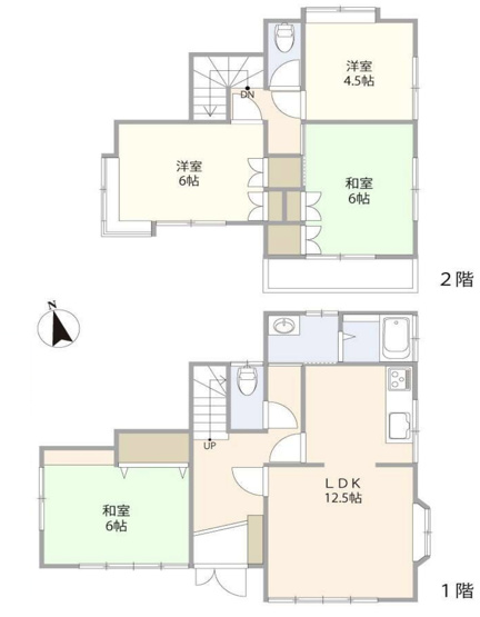 【間取り】 | 川越市笠幡　中古戸建