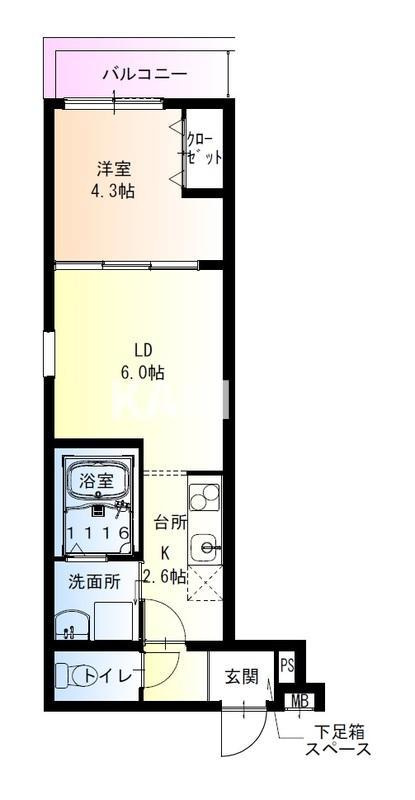 フジパレス鴫野東イーストの間取り