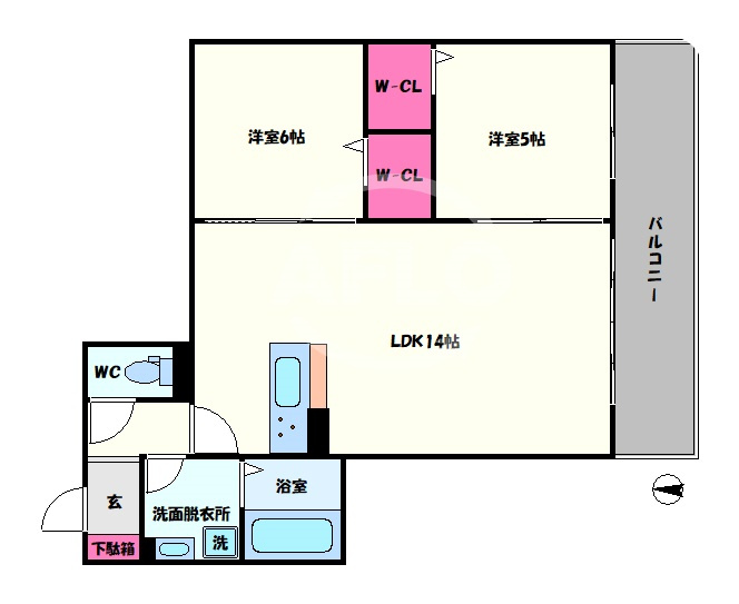 カサグランデの間取り|カサグランデ　間取り