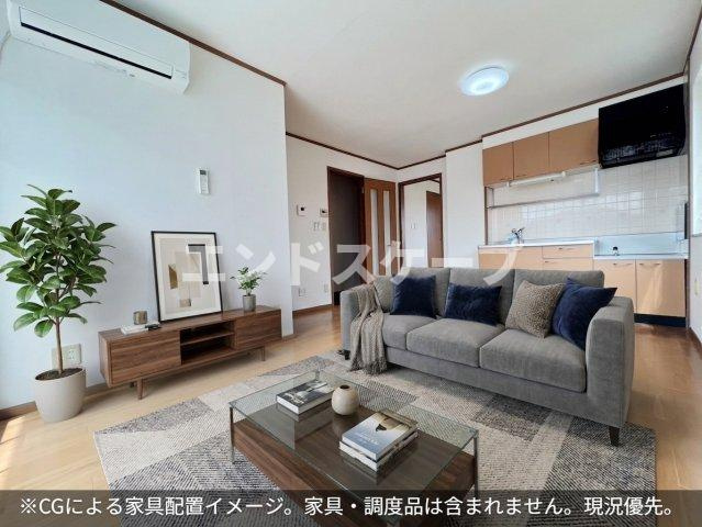 ラシーヌ・２１の居間・リビング|高崎、前橋のお部屋探しはエンドスケープまで！お客様の理想お聞かせ下さい♪