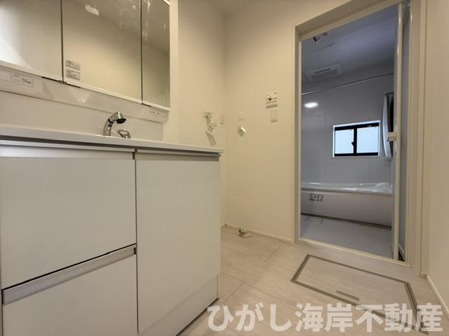 平塚市御殿3丁目　新築戸建　全３棟の脱衣所|脱衣スペース