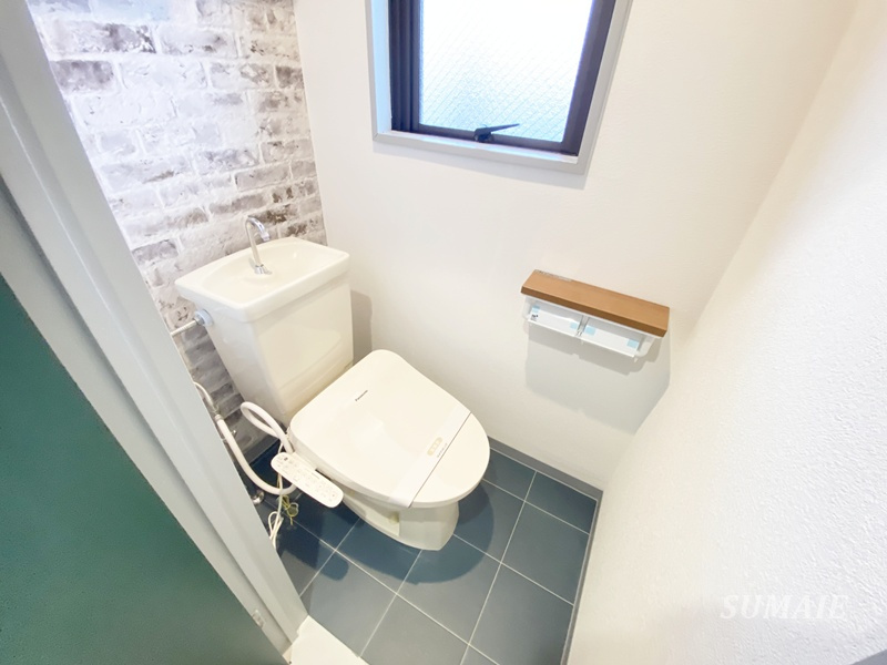 カーサＭ.Ｕのトイレ|温水洗浄機能付きトイレです