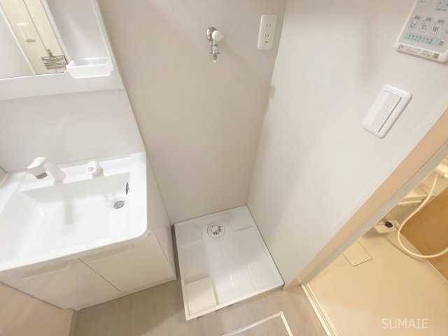 Floridoの洗面所|室内洗濯機置き場です！