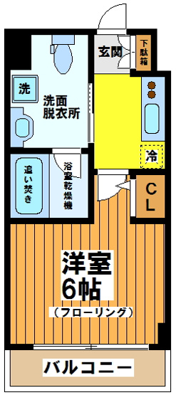 【間取り】 | CYNTHIA代田橋Ⅲ