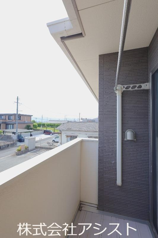 グレイス上三緒のバルコニー