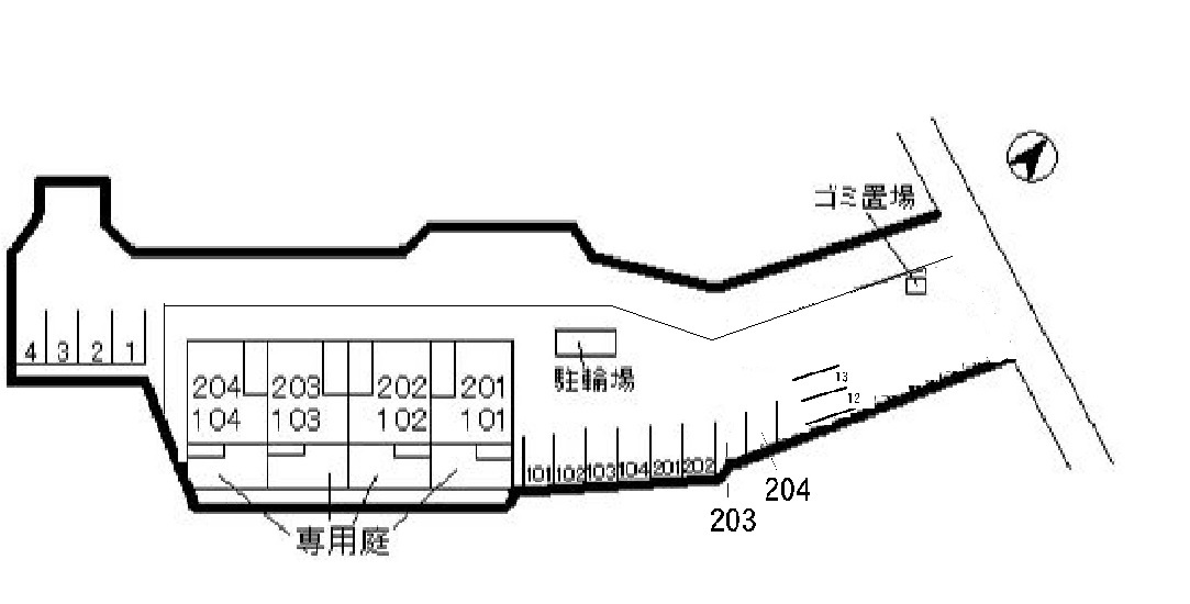 ベルグレ－スの駐車場|駐車場