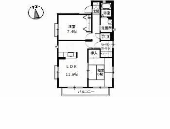 ヴァンベール高須台の間取り